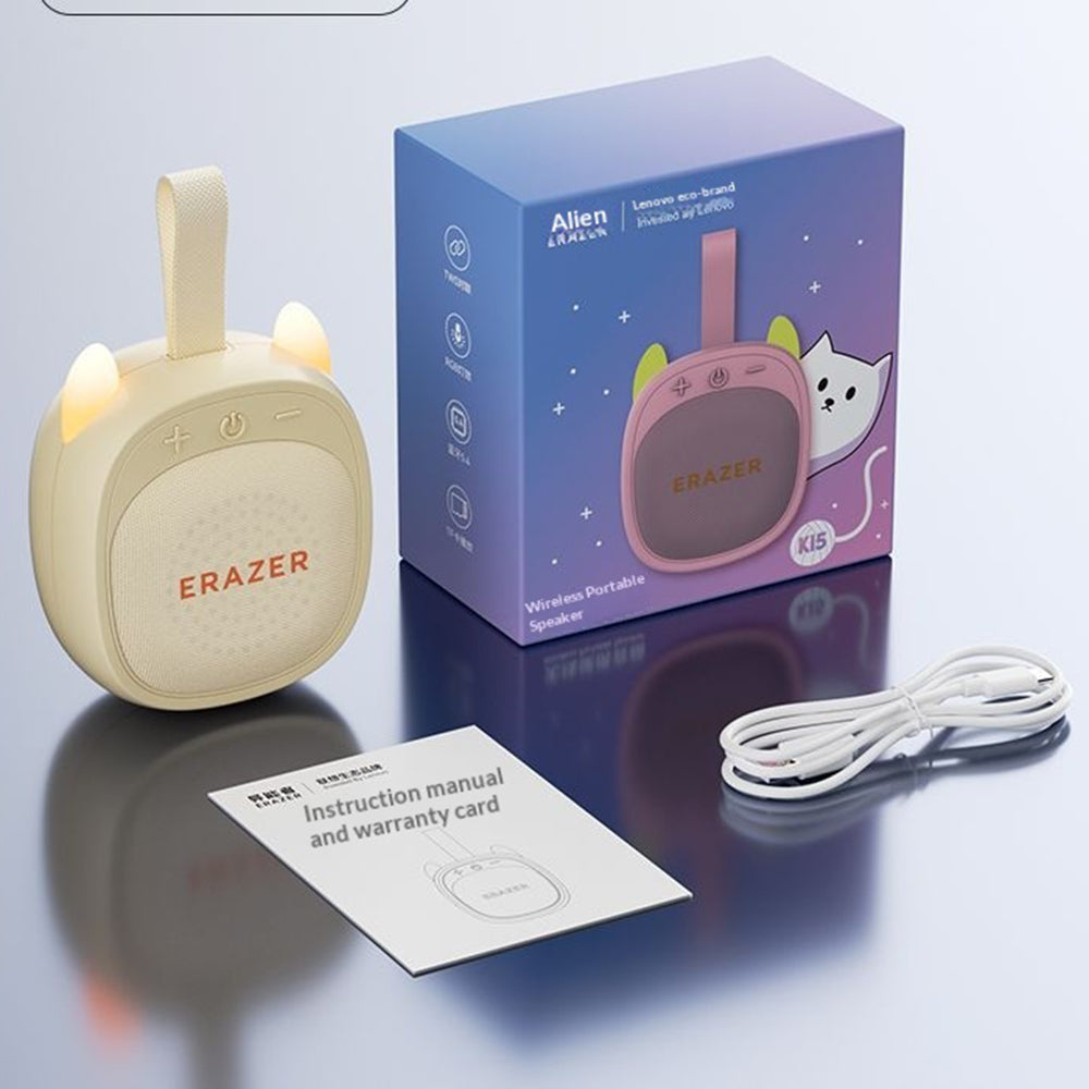 ERAZER K15 Cat-Ear Portable Bluetooth Speaker with LED – image 6
