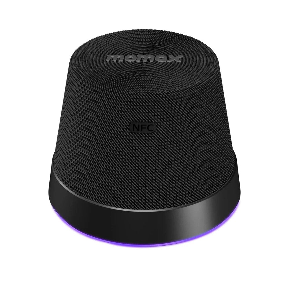 MOMAX 1-Vibe Mood Magnetic Wireless Speaker – 6W, IPX7, RGB Light