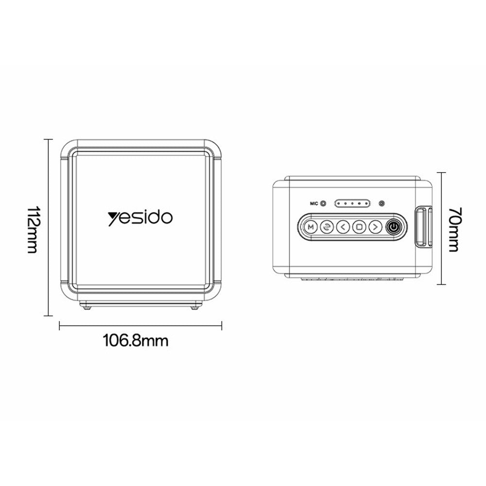 YESIDO YSW47 30W Portable Wireless Speaker – image 13