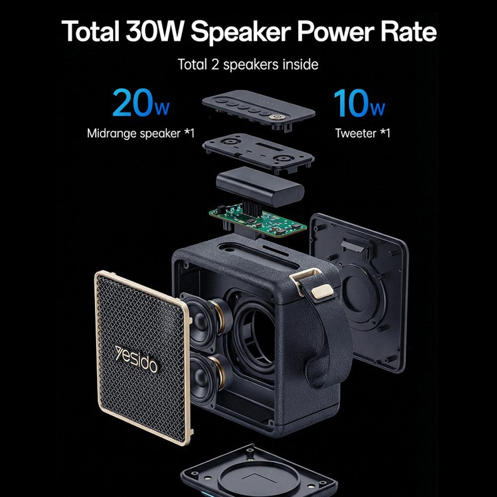 YESIDO YSW47 30W Portable Wireless Speaker – image 3