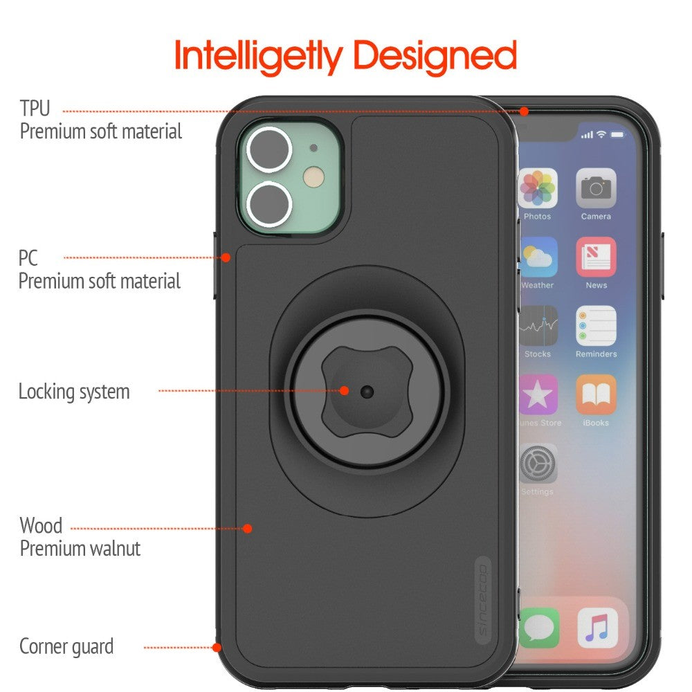 Mountain Bike Handlebar Phone Mount with Shockproof Case – image 12