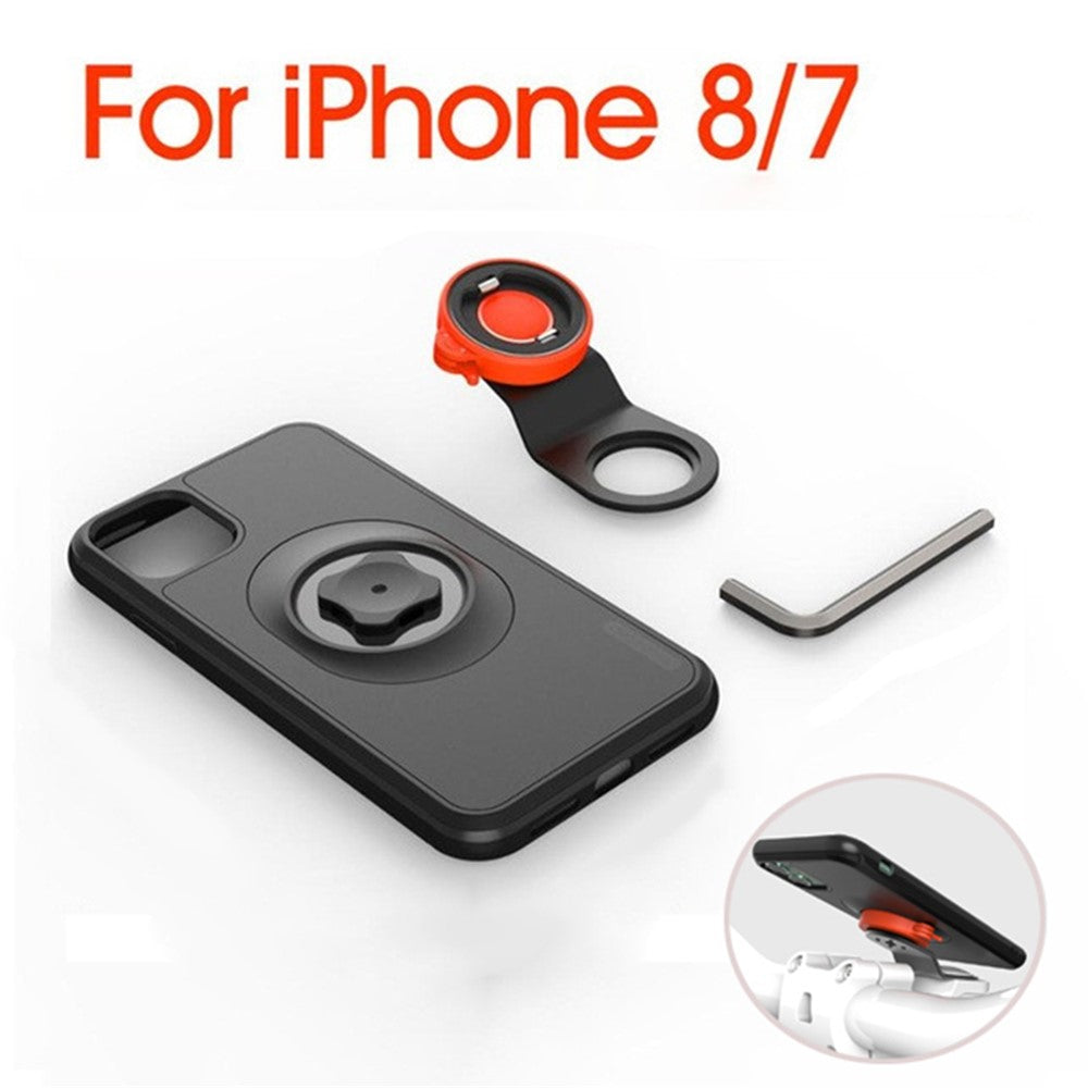 Mountain Bike Handlebar Phone Mount with Shockproof Case – 4.7 Inch Holder