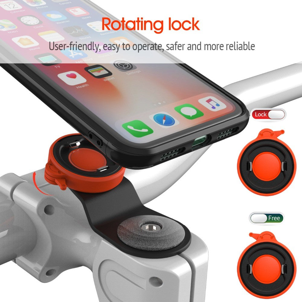 Mountain Bike Handlebar Phone Mount with Shockproof Case – image 4