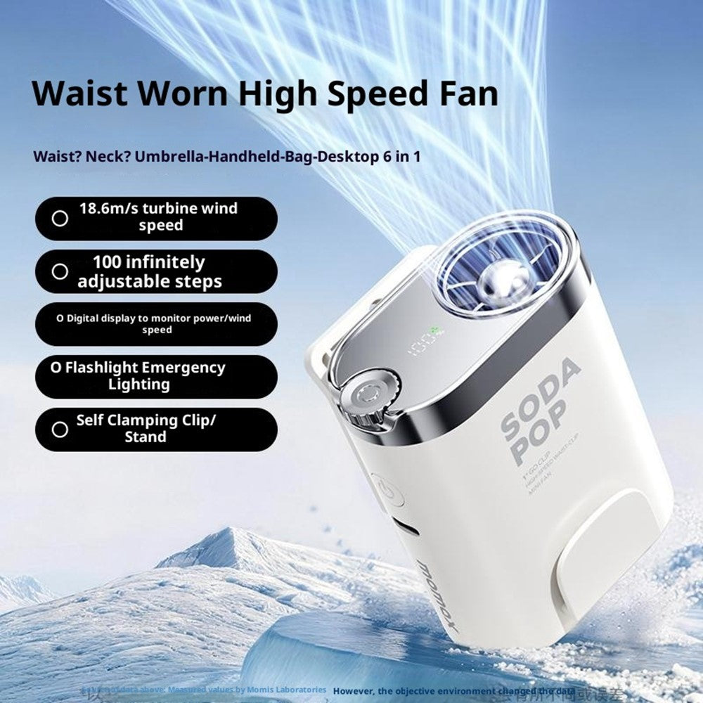 MOMAX IF23 6-in-1 Wearable Clip Fan – image 2