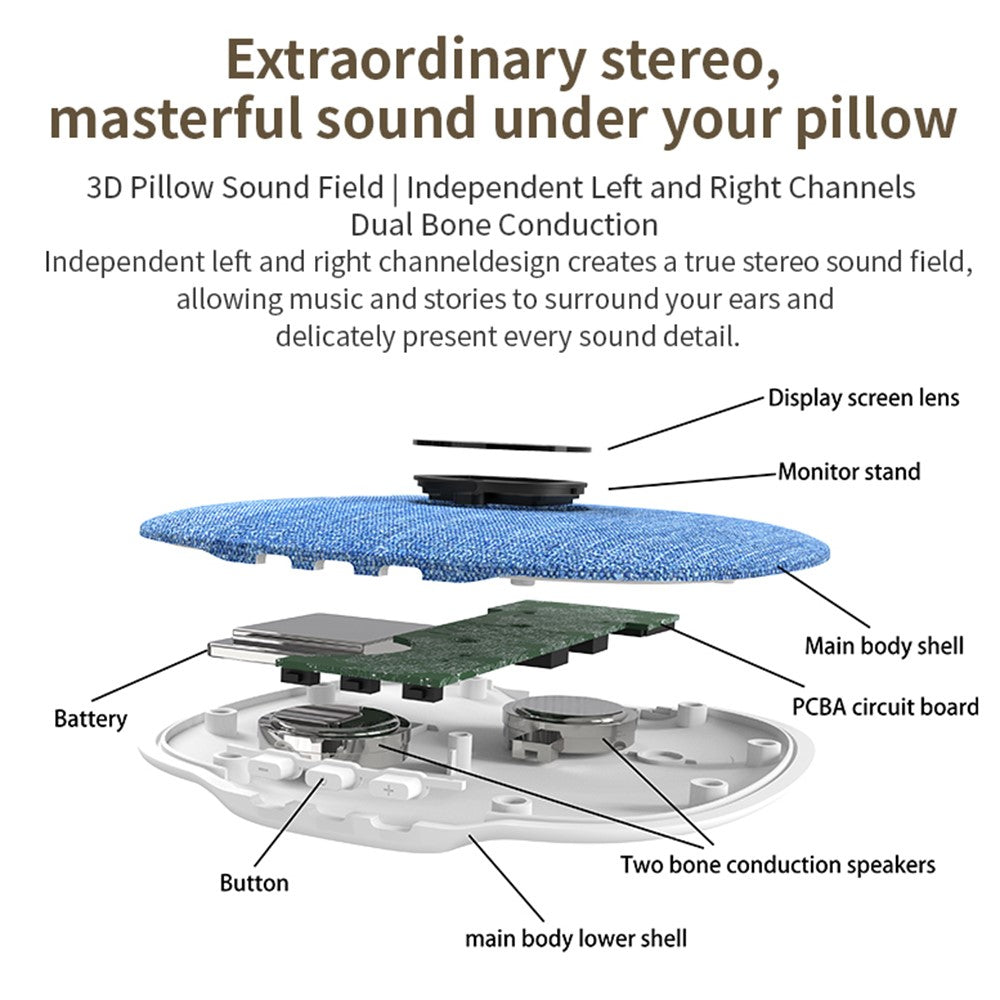 Bone Conduction Under-Pillow Sleep Speaker – image 15