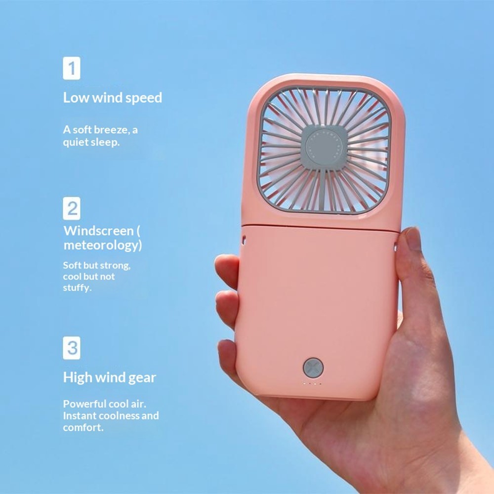 F20 Mini Foldable Neck & Handheld Fan – image 3