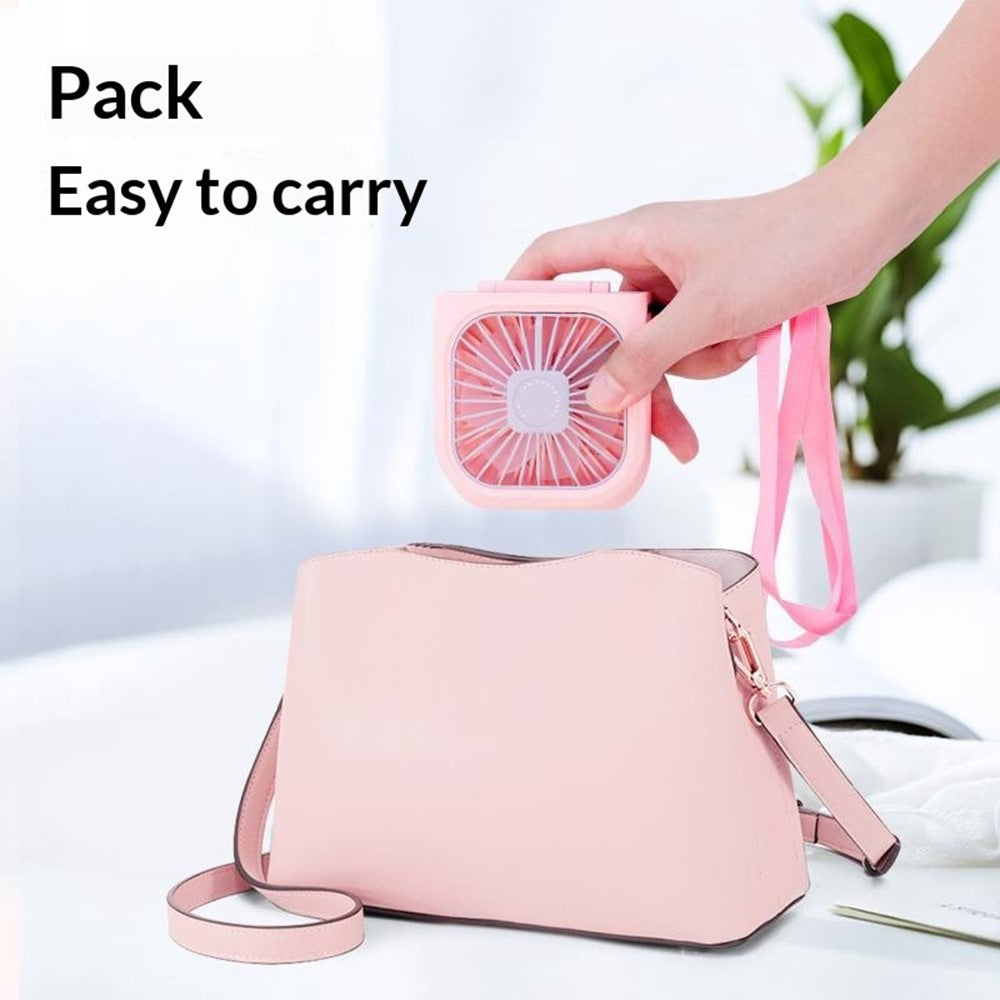 F20 Mini Foldable Neck & Handheld Fan – image 4
