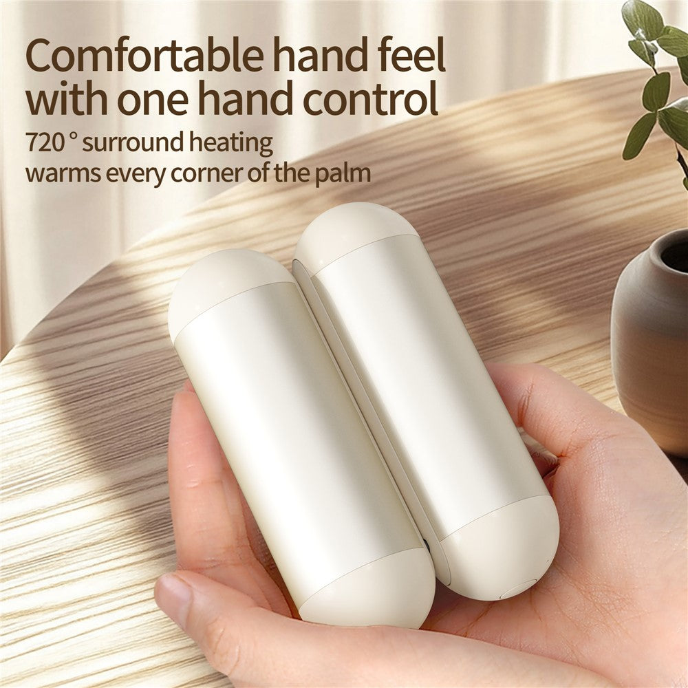 Rechargeable Magnetic Hand Warmers 2-Pack – 3000mAh, 3 Heat Settings
