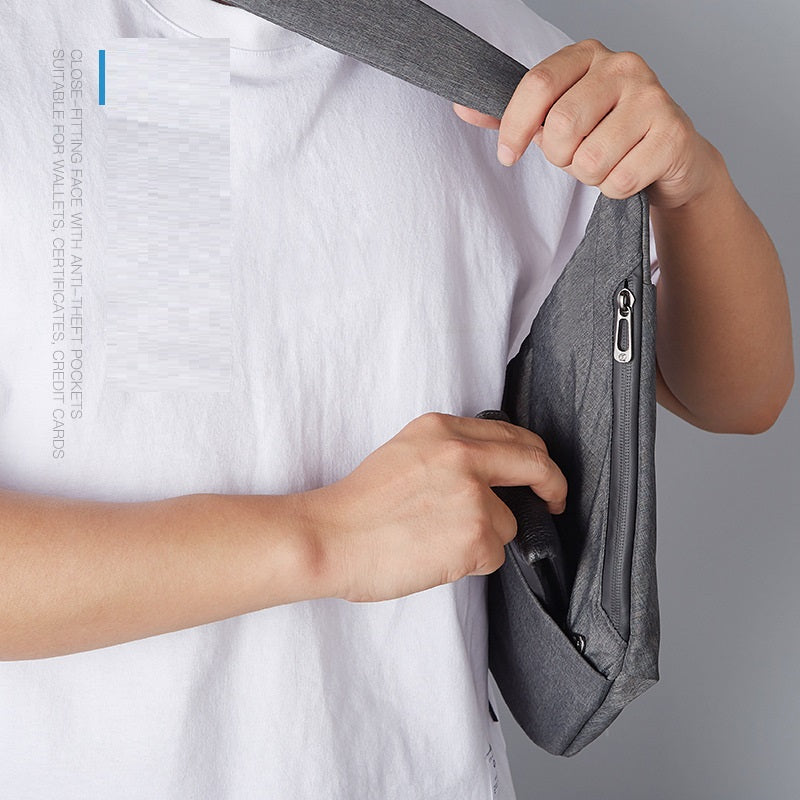 Digital Storage Canvas Chest Bag Crossbody – image 3