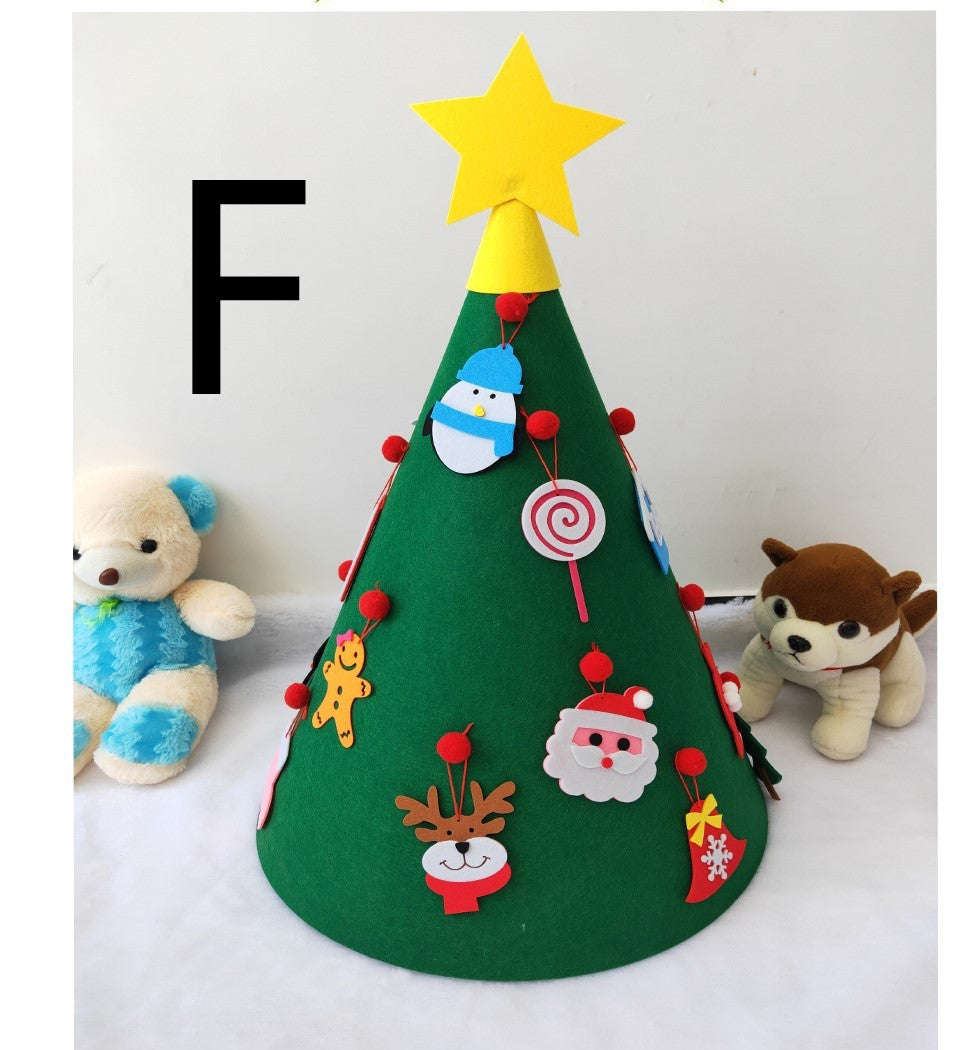 DIY Felt Christmas Tree With Three-dimensional – image 8