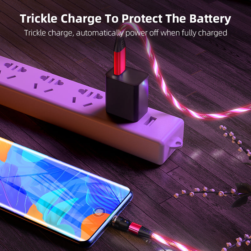 540° Rotating LED Magnetic Charging Cable – image 5