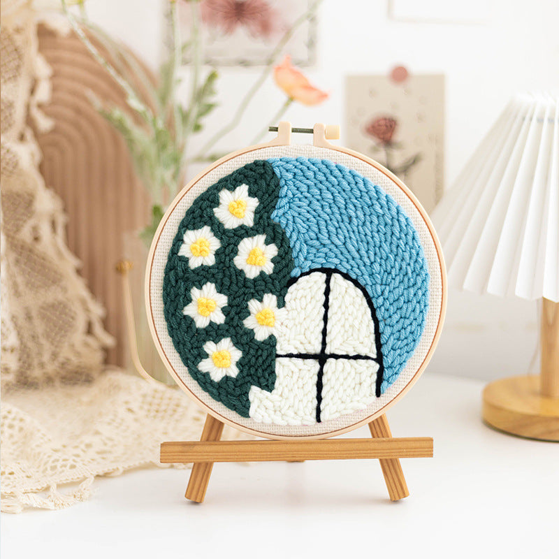 Handmade DIY Russian Wool Poke Embroidery Material – image 7