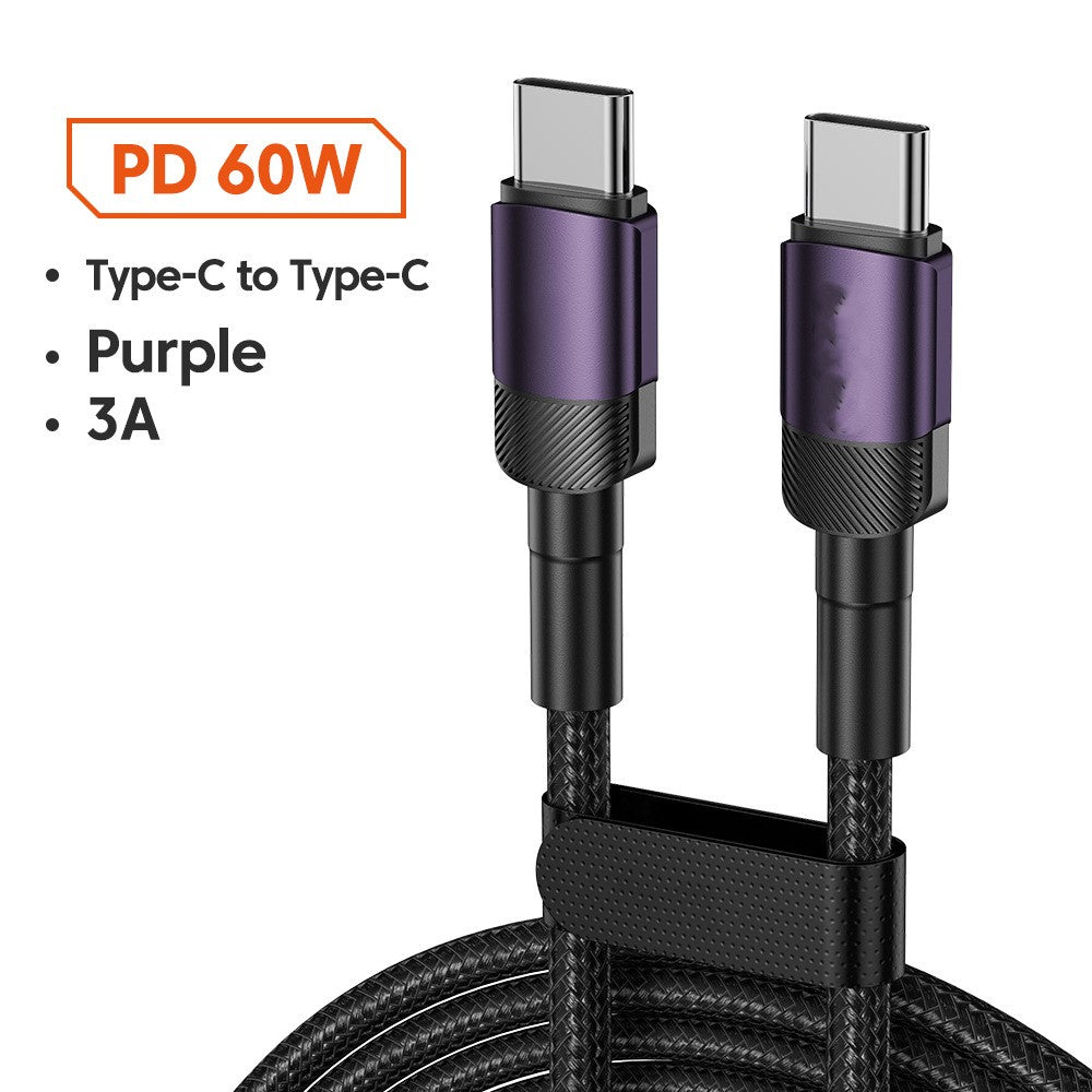 100W Fast Charging Braided USB-C Cable – image 12