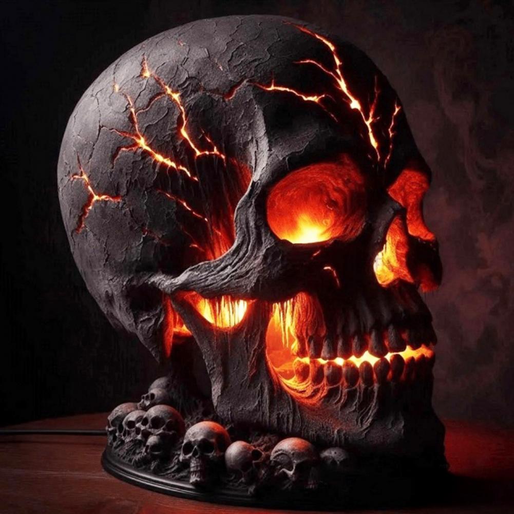 Halloween Skull Desk Lamp – LED