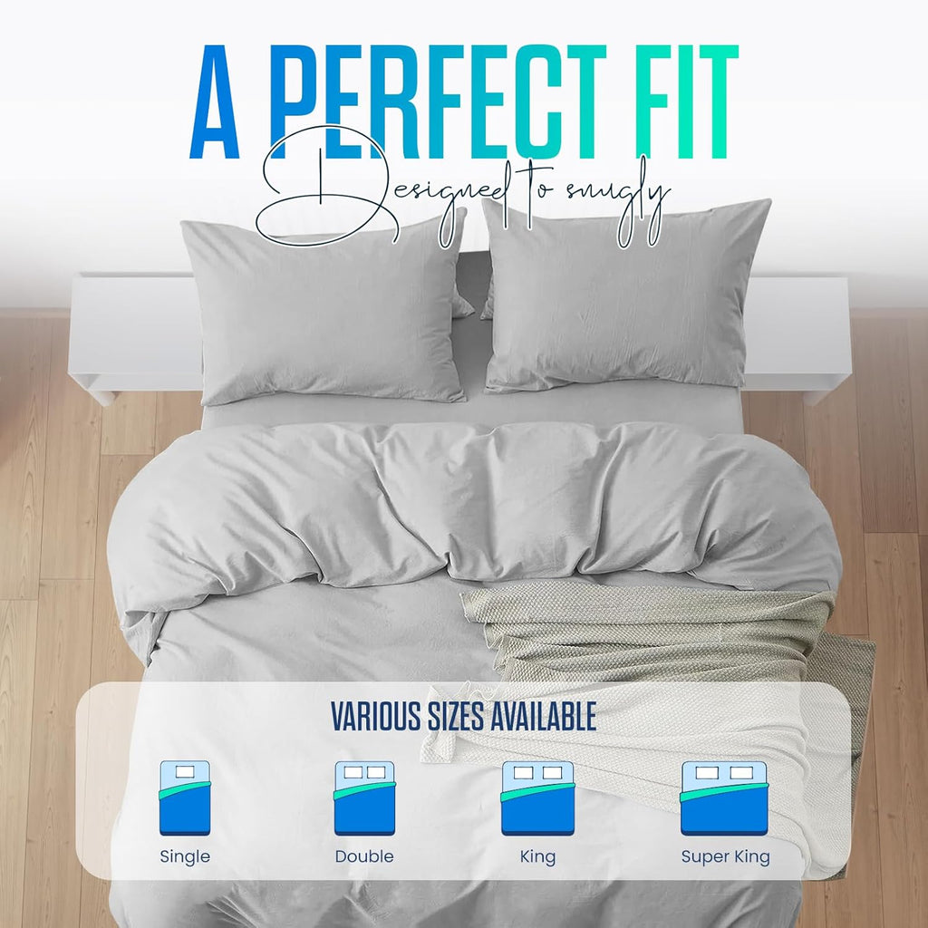 Percale Duvet Cover Set – T200 – image 2