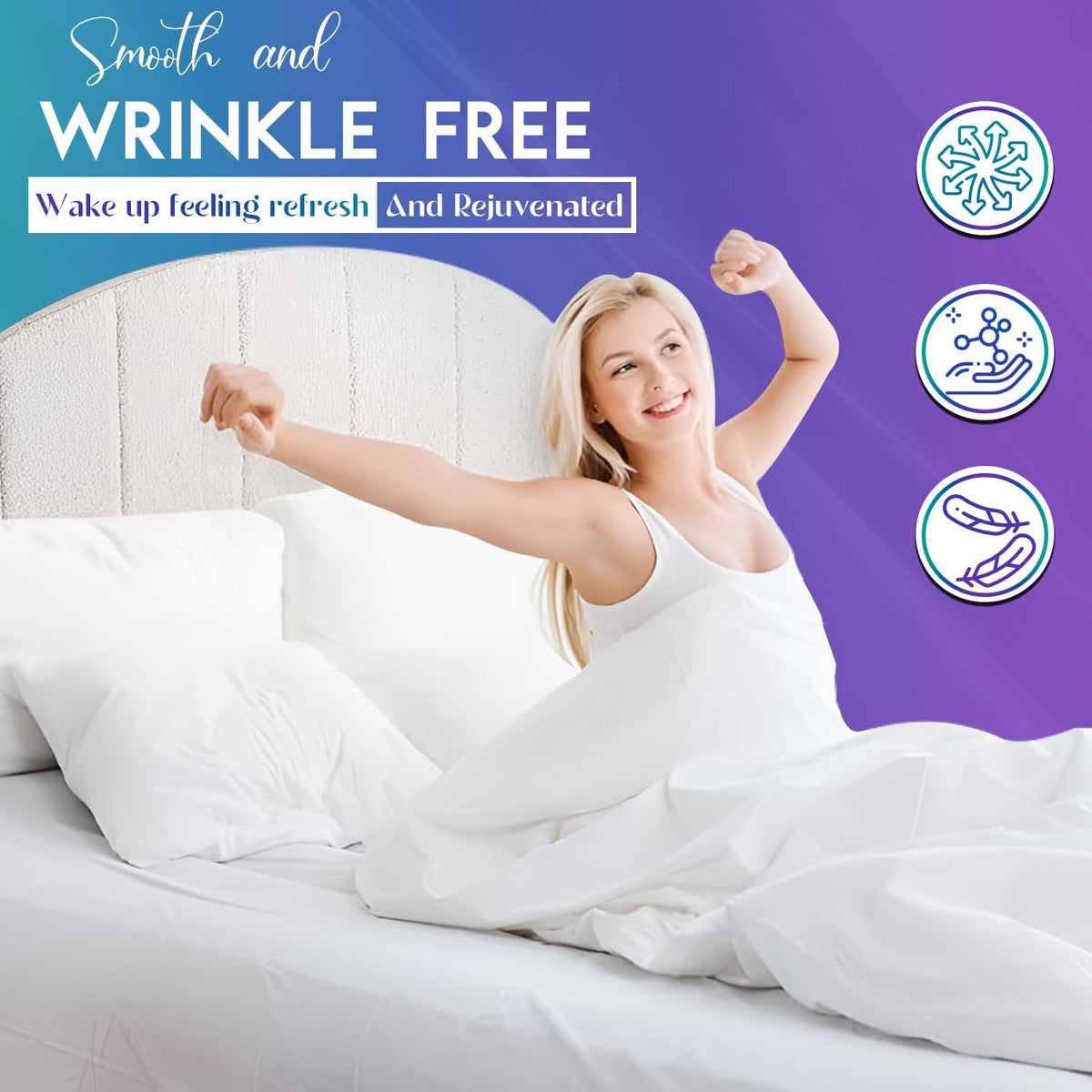 Plain Duvet Cover Set – Brushed Microfibre – image 6