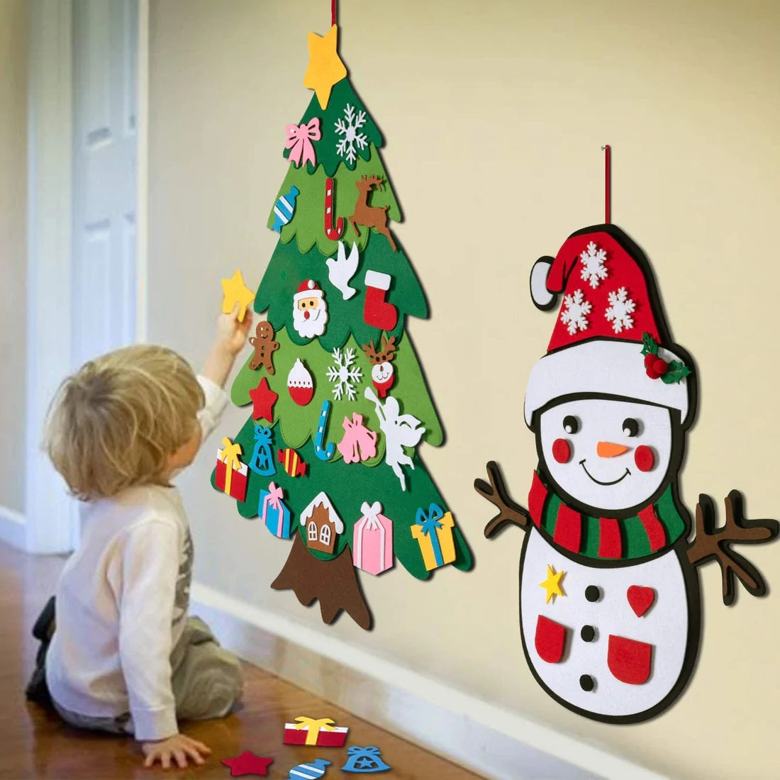 DIY Felt Christmas Tree With Three-dimensional – image 22