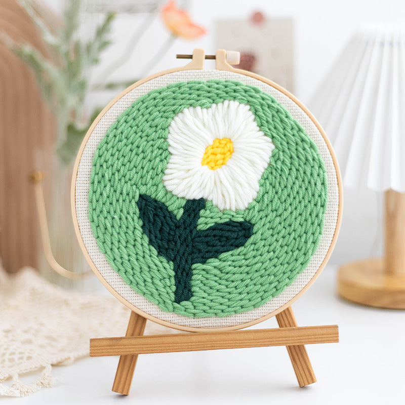 Handmade DIY Russian Wool Poke Embroidery Material – image 21