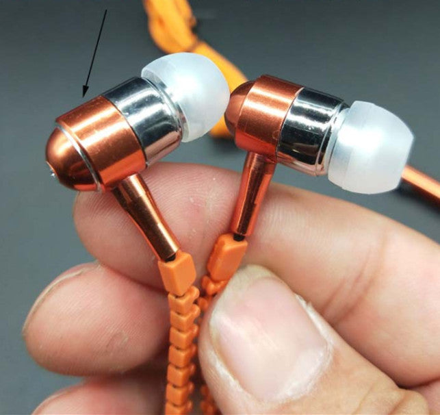 Glowing Zipper Earphones – Tangle-Free – image 2