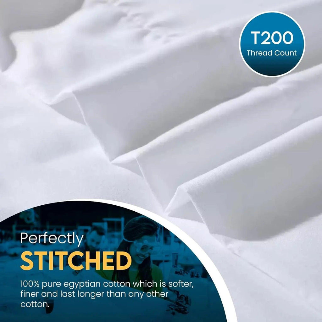 Flat Sheet – T200 Percale, Single to Super King – image 8