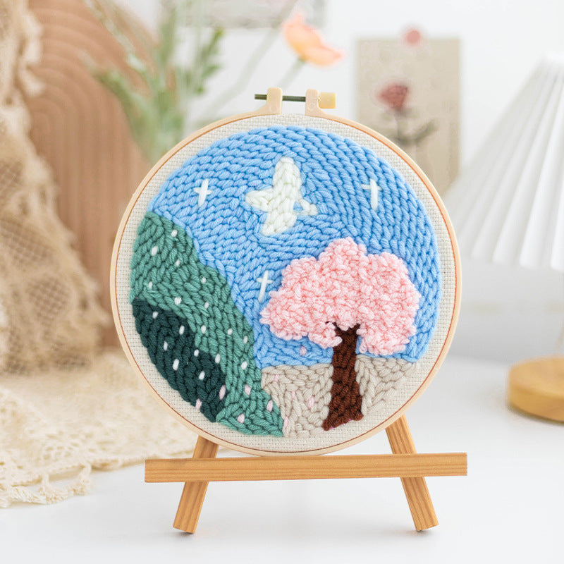 Handmade DIY Russian Wool Poke Embroidery Material – image 17