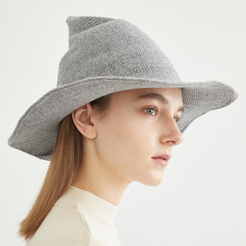 Halloween Wool Wizard Hat – main image