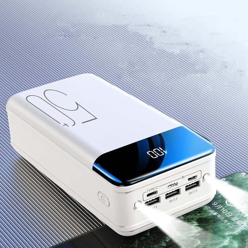 50,000mAh Large Capacity Power Bank – Triple Port Fast Charge