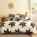 Lightweight Reversible Sherpa Comforter – Fluffy Winter Quilt – image 2