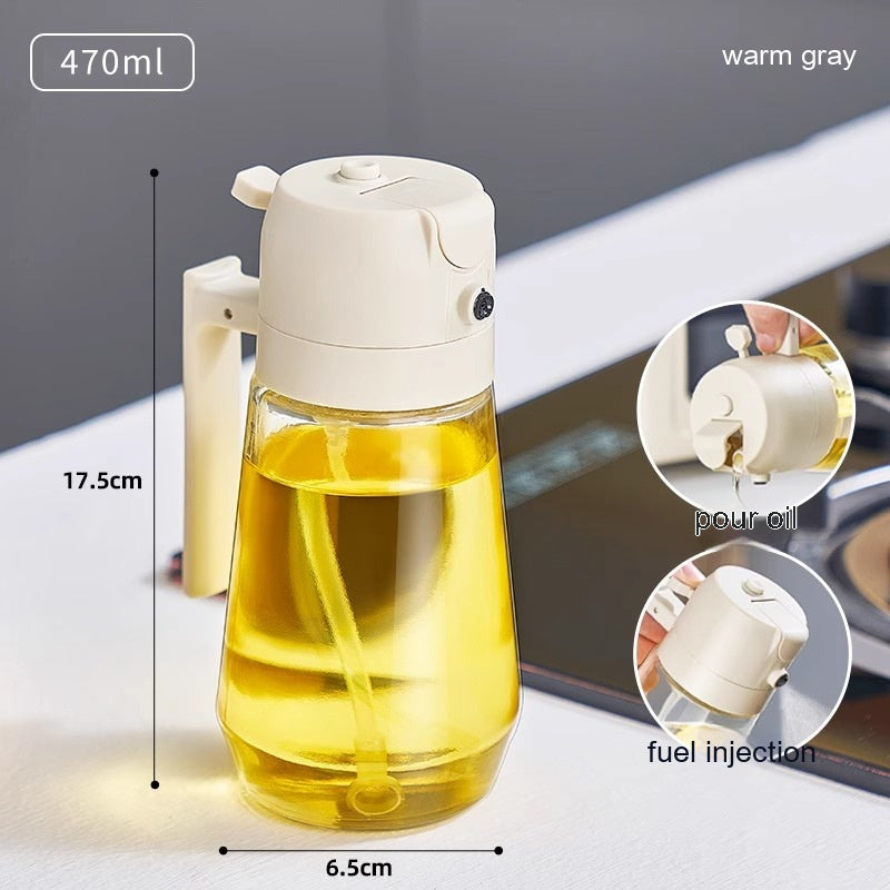 470ml Glass Olive Oil Sprayer & Dispenser – image 2