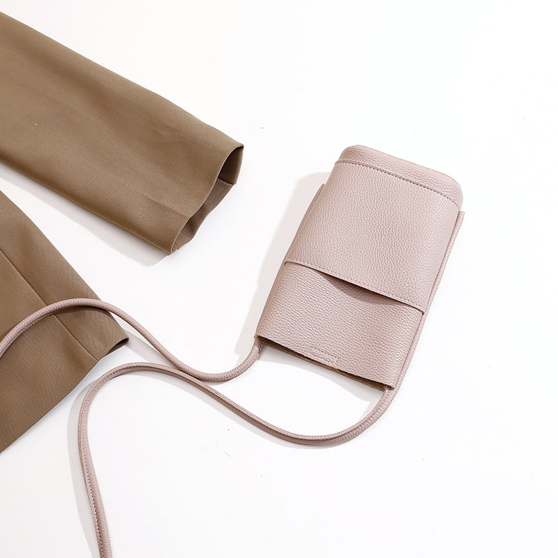 High-grade Soft Leather Mobile Phone Bag Female – image 9