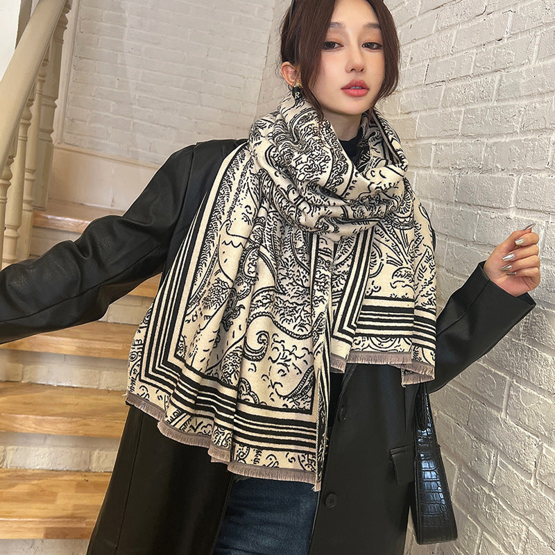 Women's Thick Warm Winter Scarf – image 3