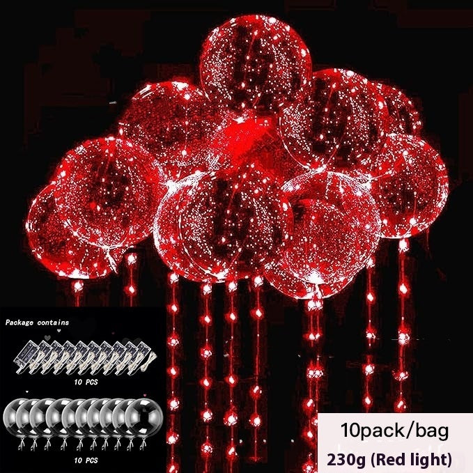 Helium Floating Air Led Glowing Balloon Party – image 5