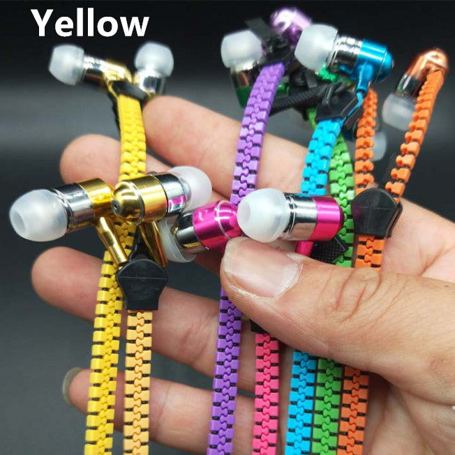Glowing Zipper Earphones – Tangle-Free – image 9