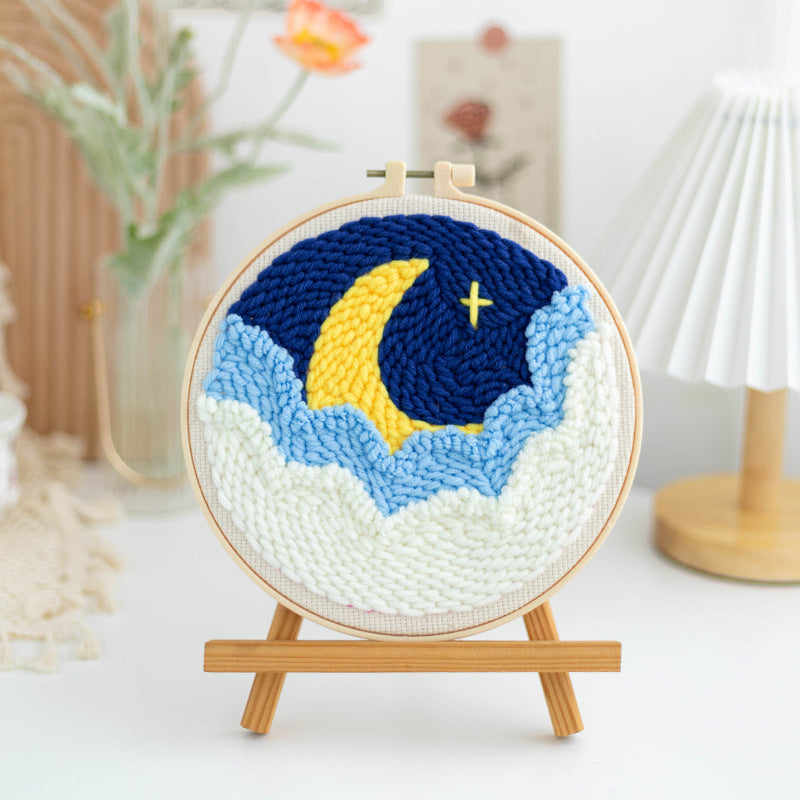 Handmade DIY Russian Wool Poke Embroidery Material – image 19