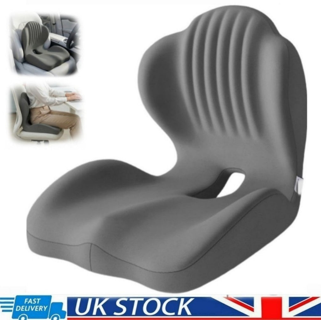 2-in-1 Ergonomic Back and Seat Cushion with Lumbar – image 5