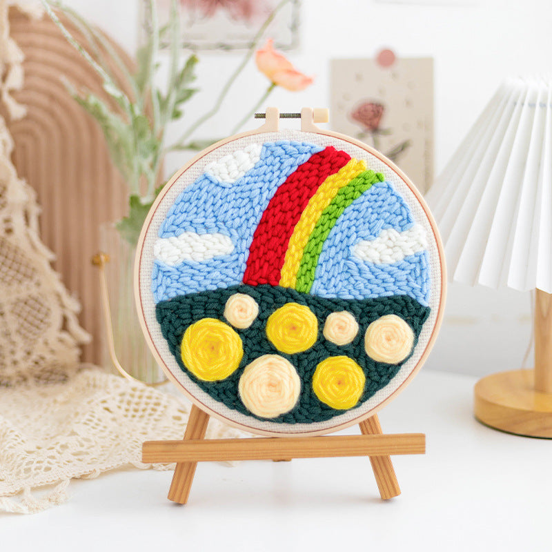 Handmade DIY Russian Wool Poke Embroidery Material – image 8