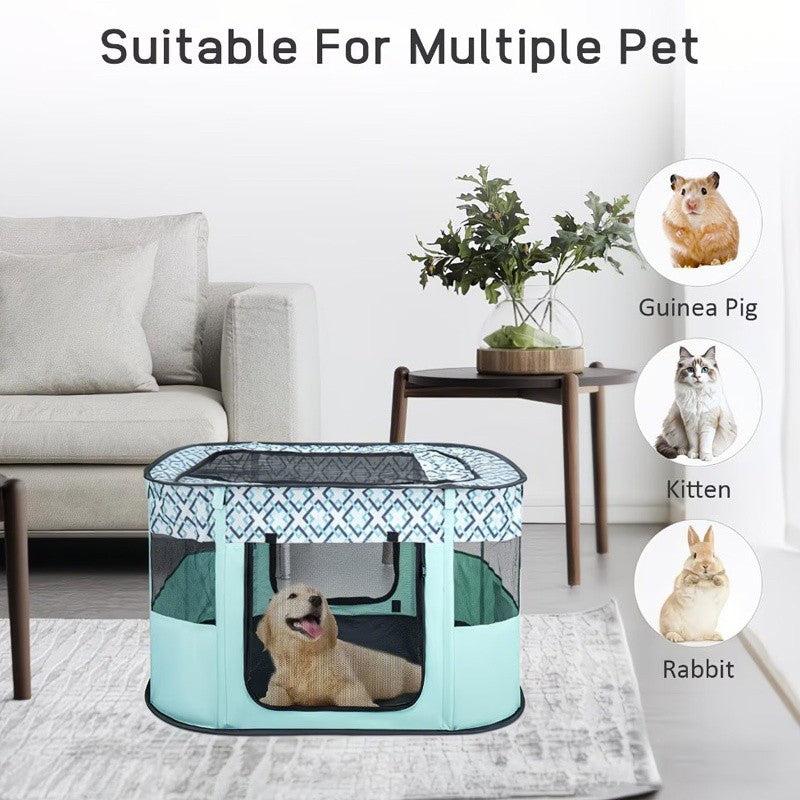 Foldable Pet Playpen Portable Soft Cage – image 5