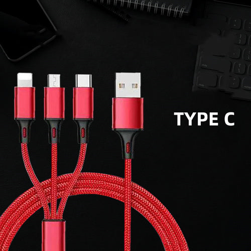 3-in-1 Multi-Charging Cable
