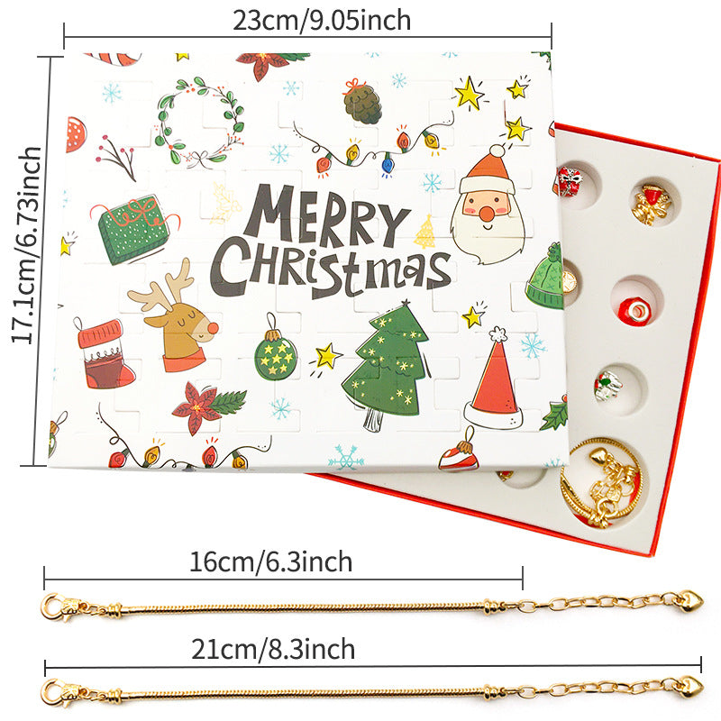 Golden 24-Day Advent Countdown Calendar Set – image 3