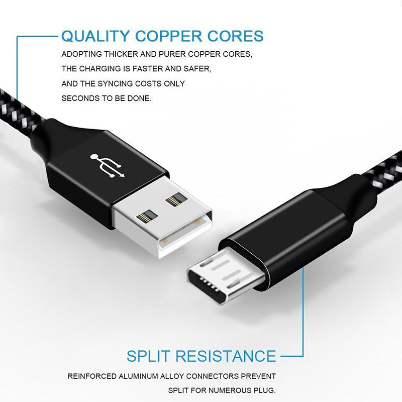Braided Micro USB Fast Charging Cable – image 2