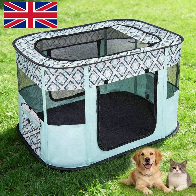 Foldable Pet Playpen Portable Soft Cage – image 7