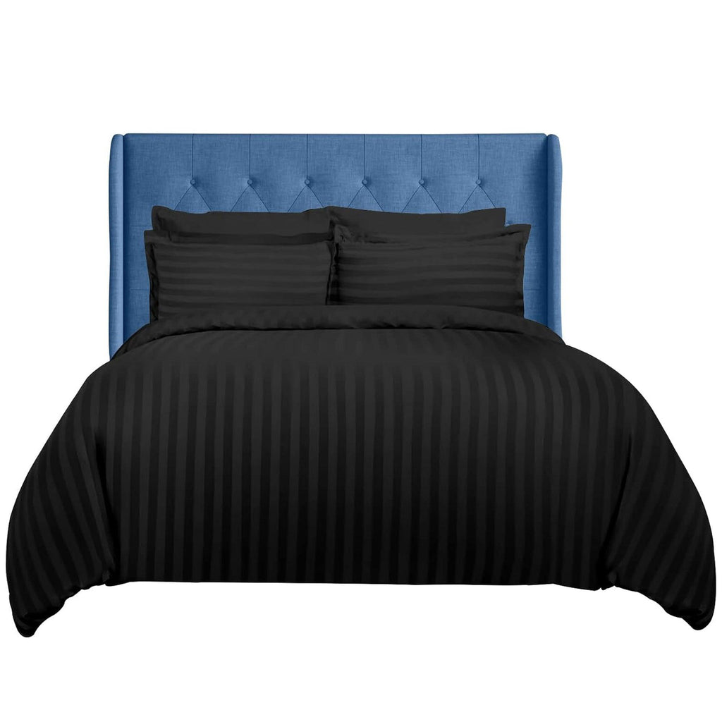 Satin Stripe Duvet Cover Set – image 8