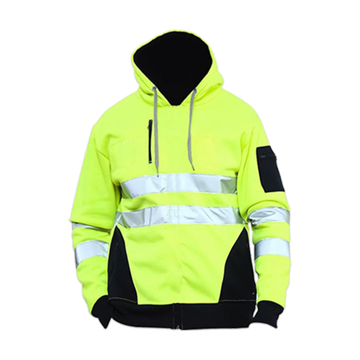 Hi Vis Pullover Hoodie – Reflective Tape, Orange or Green – image 8
