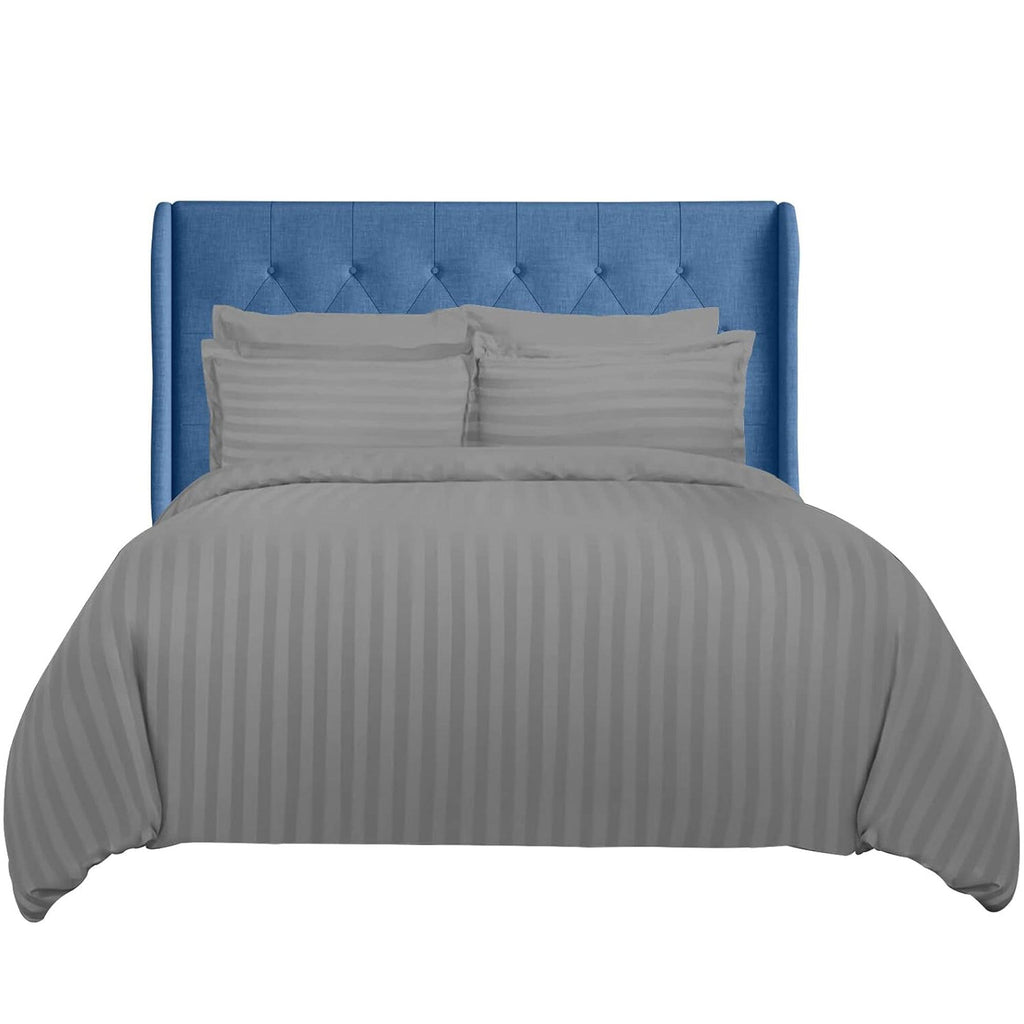 Satin Stripe Duvet Cover Set – image 9