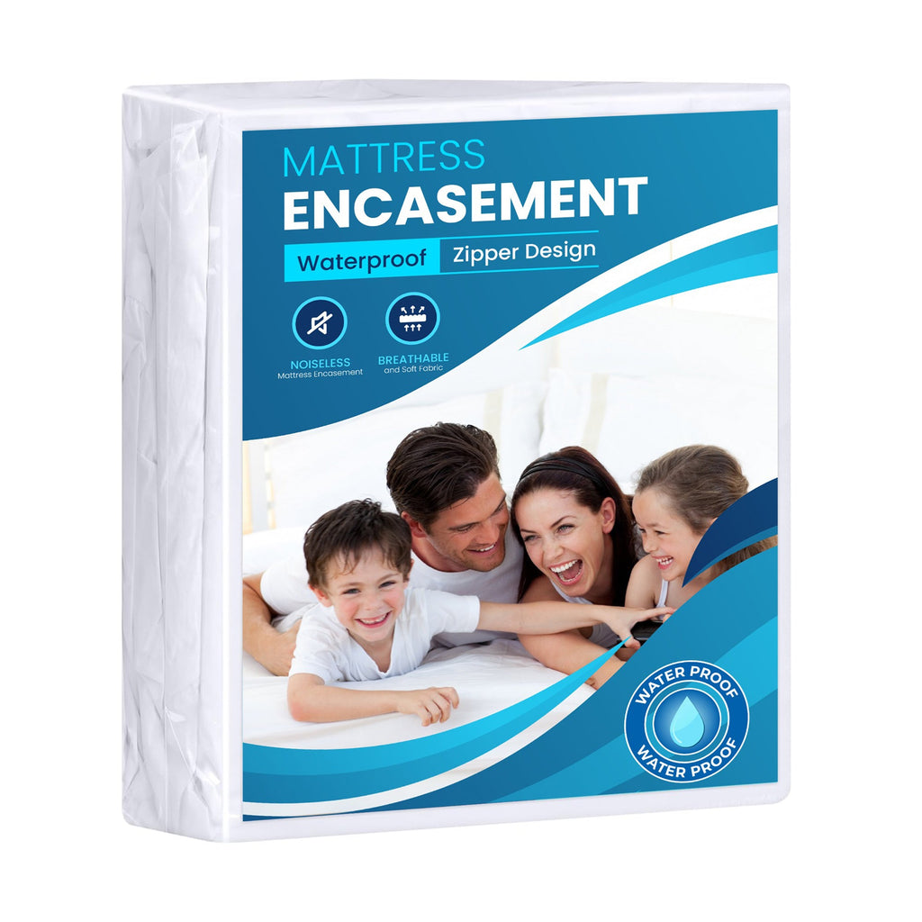 Waterproof Zipped Mattress Encasement – 30cm Deep – image 9