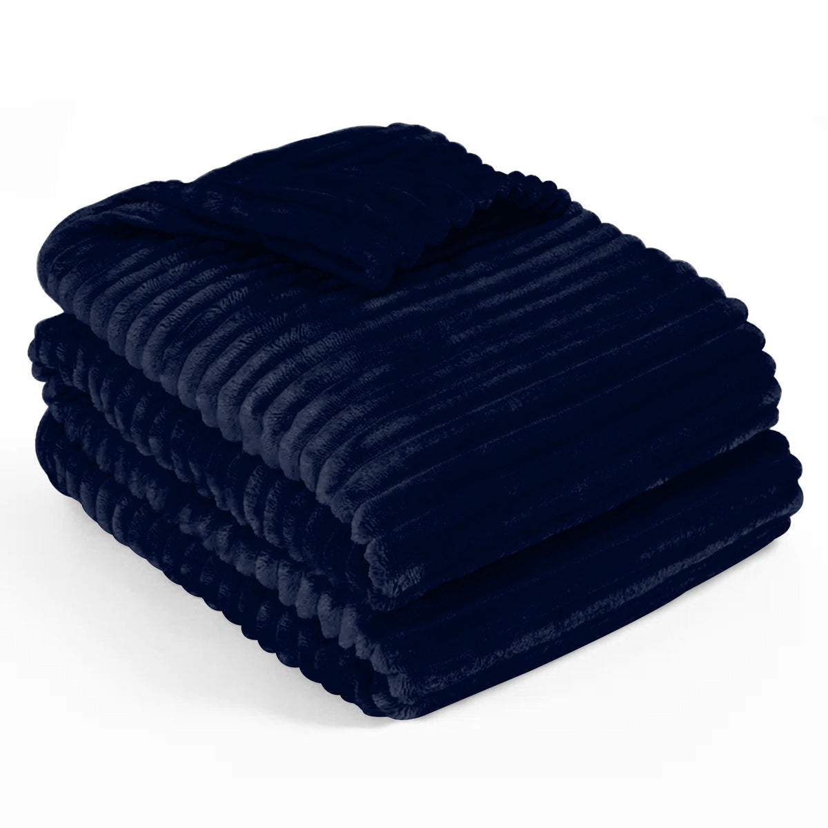 Striped Fleece Throw Blanket – image 12