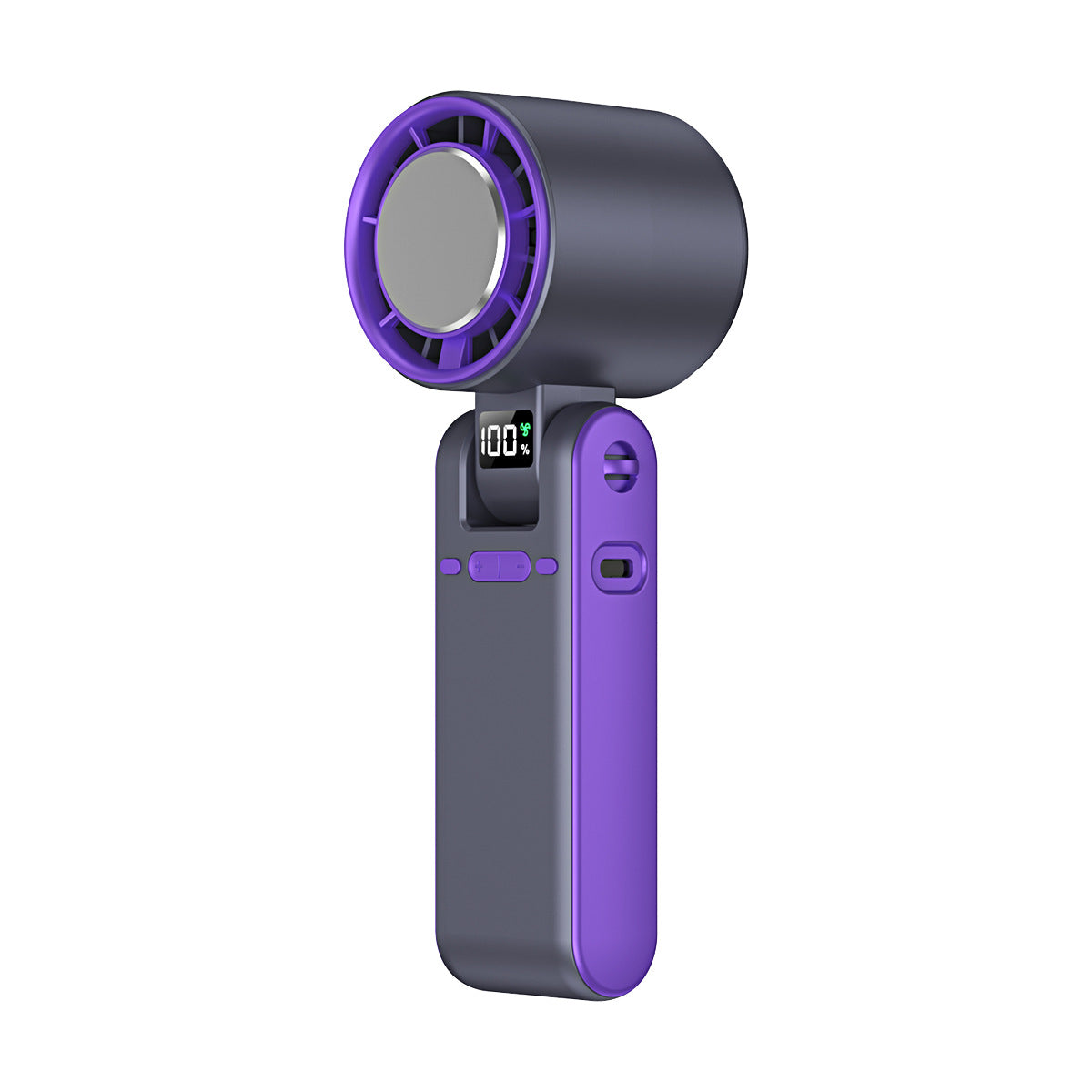Turbo Handheld Ice-Cooling Fan – Foldable Neck Fan