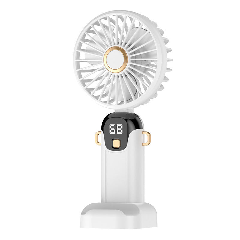 High-Speed Handheld Mini Fan with Digital Display – image 4