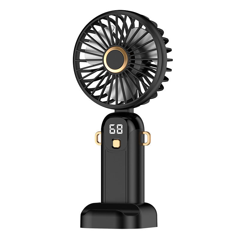 High-Speed Handheld Mini Fan with Digital Display – image 5