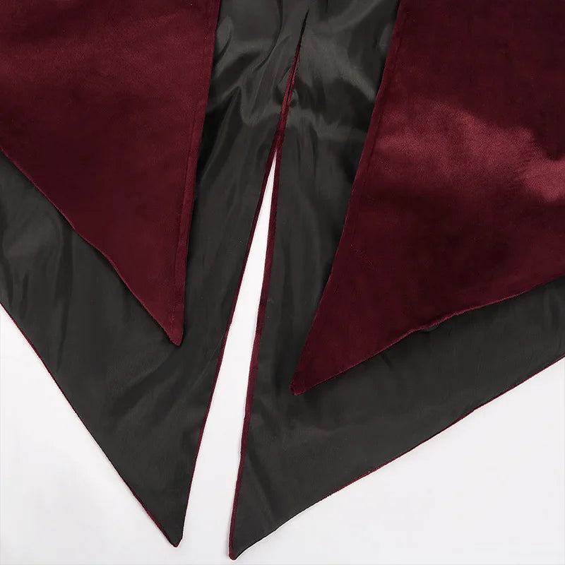 Men's Gothic Vampire Halloween Costume Coat – image 13